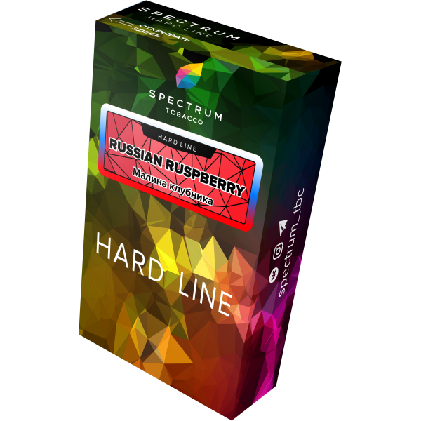 Табак Spectrum Hard russian raspberry 40 грамм в Якутске