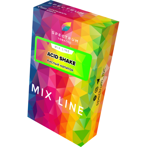 Табак Spectrum Mix Line Acid Shake 40 грамм в Якутске