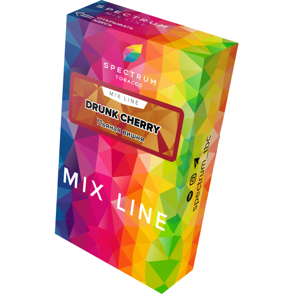 Табак Spectrum Mix Line Drunk Cherry 40 грамм в Якутске