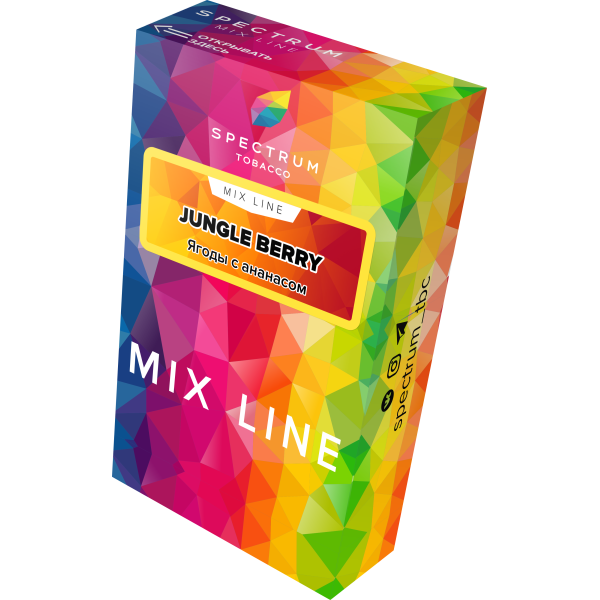 Табак Spectrum Mix Line Jungle Berry 40 грамм в Якутске