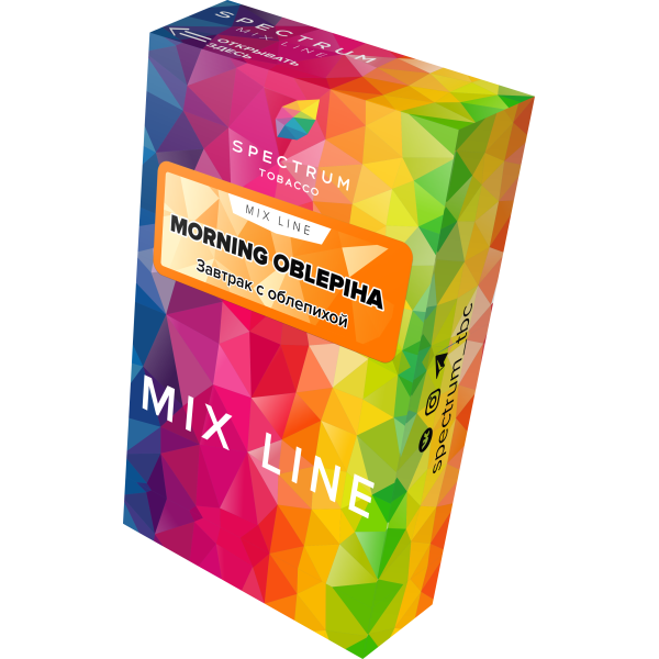 Табак Spectrum Mix Line Morning Oblepiha 40 грамм в Якутске