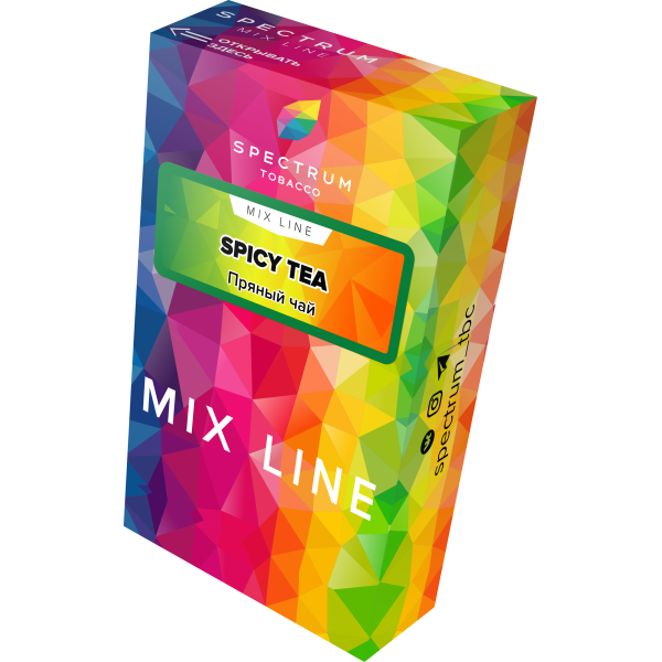 Табак Spectrum Mix Line Spicy Tea 40 грамм в Якутске