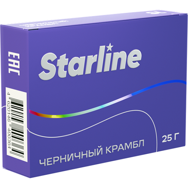 Табак Starline Черничный крамбл 25 гр в Якутске