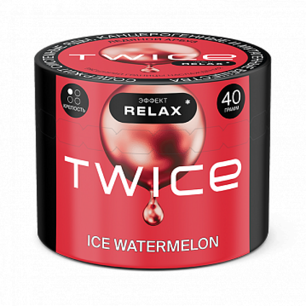 Табак TWICE Ice Watermelon (Ледяной арбуз) 40 гр в Якутске
