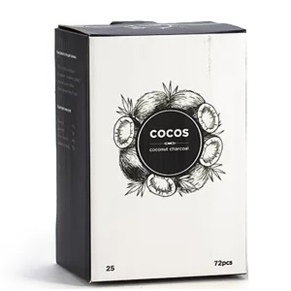 Кокосовый уголь Cocos 25мм для кальяна в Якутске