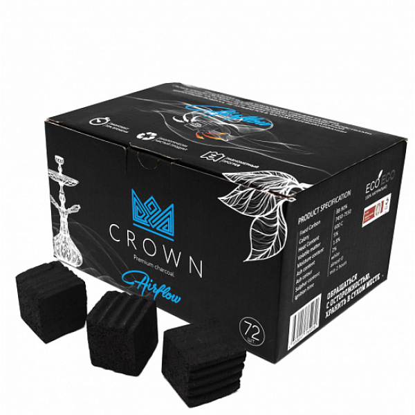 Кокосовый уголь Crown Air-Flow 25 мм в Якутске