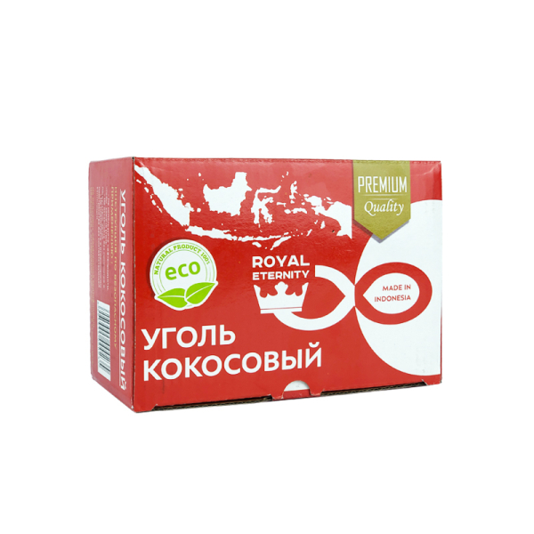 Кокосовый уголь Royal Eternity для кальяна (25 мм, 72 шт) в Якутске
