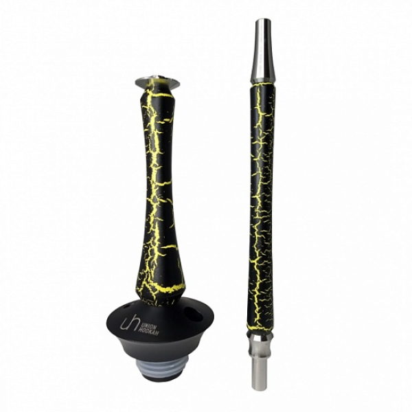 Кальян Union Hookah Sleek Кракле желтый в Якутске