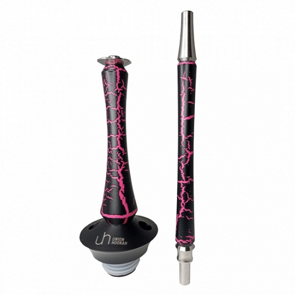 Кальян Union Hookah Sleek Кракле розовый в Якутске