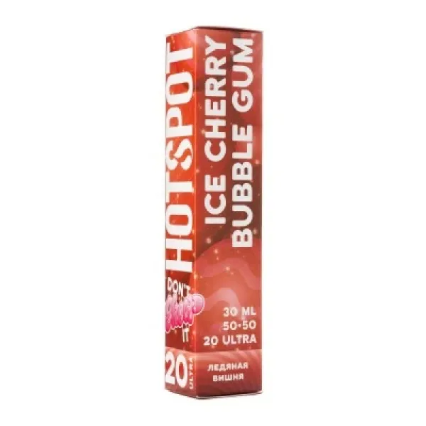 Жидкость HOTSPOT Chow Ultra Ice Cherry Bubble Gum 30 мл в Якутске