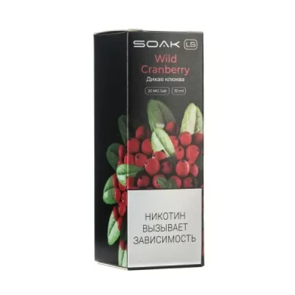 Жидкость SOAK LS Wild Cranberry 30 мл в Якутске