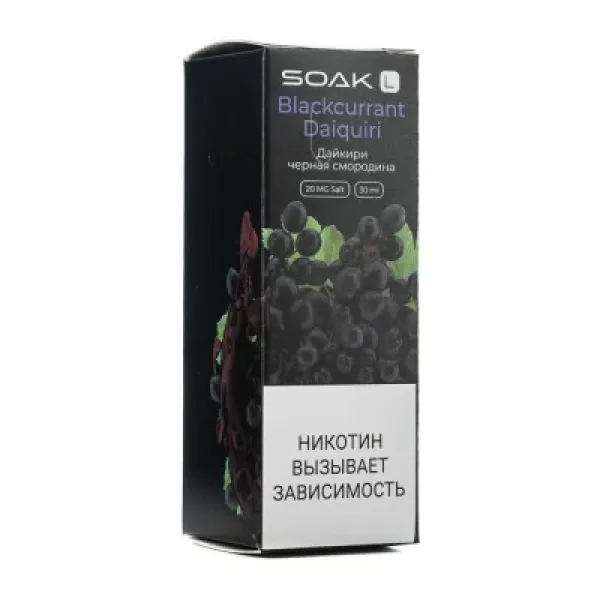 Жидкость SOAK L Blackcurrant Daiquiri 30 мл в Якутске