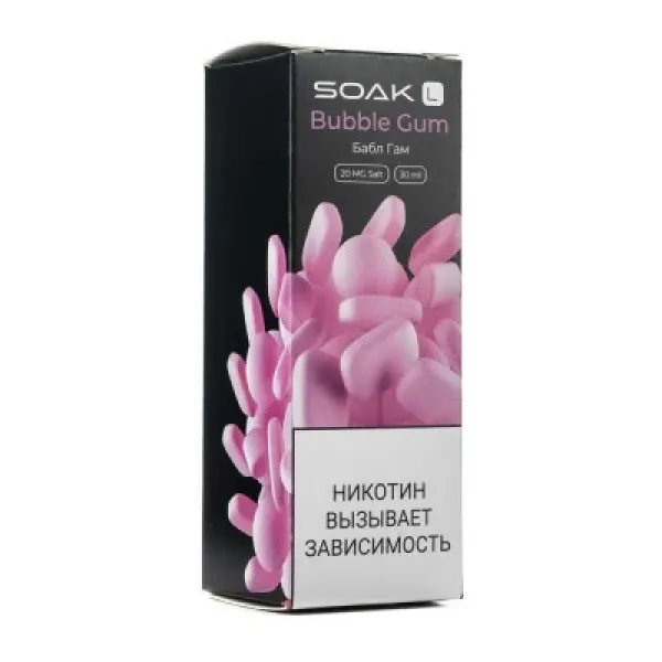 Жидкость SOAK L Bubble Gum 30 мл в Якутске