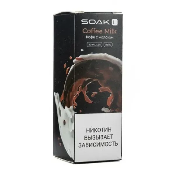 Жидкость SOAK L Coffe Milk 30 мл в Якутске