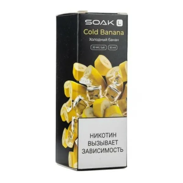 Жидкость SOAK L Cold Banana 30 мл в Якутске