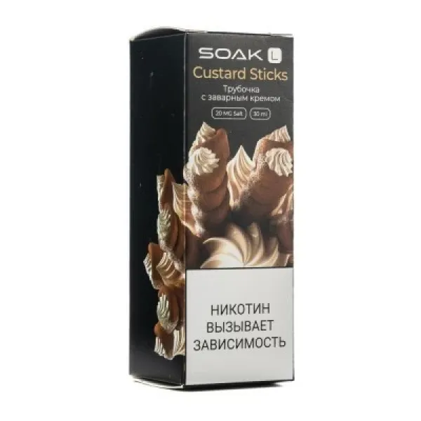Жидкость SOAK L Custard Sticks 30 мл в Якутске