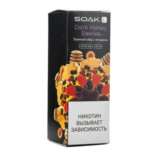 Жидкость SOAK L Dark Honey Berries 30 мл в Якутске