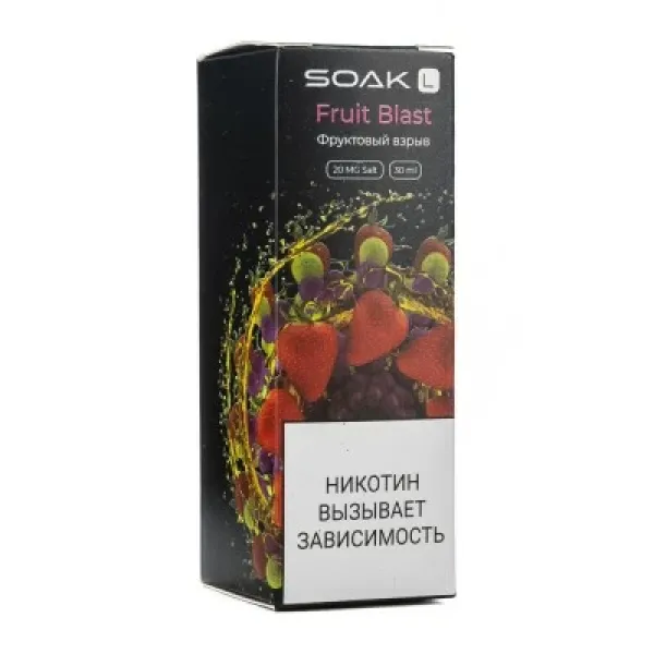 Жидкость SOAK L Fruit Blast 30 мл в Якутске