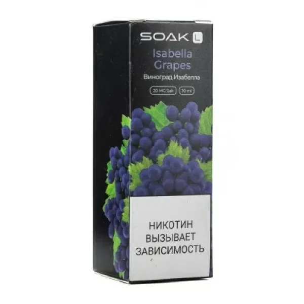 Жидкость SOAK L Isabella Grapes 30 мл в Якутске
