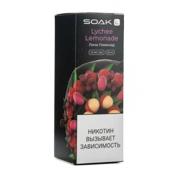 Жидкость SOAK L Lychee Lemonade 30 мл в Якутске