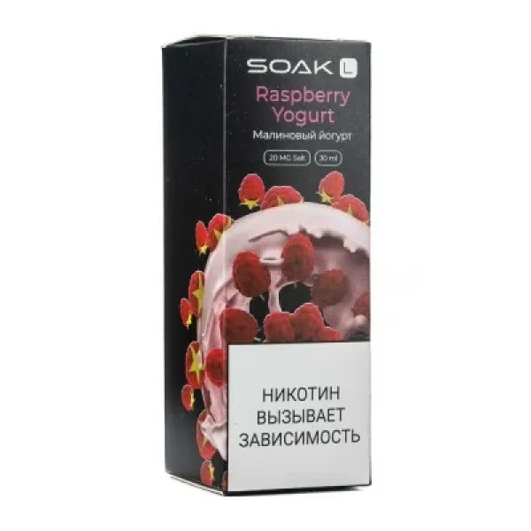 Жидкость SOAK L Raspberry Yogurt 30 мл в Якутске