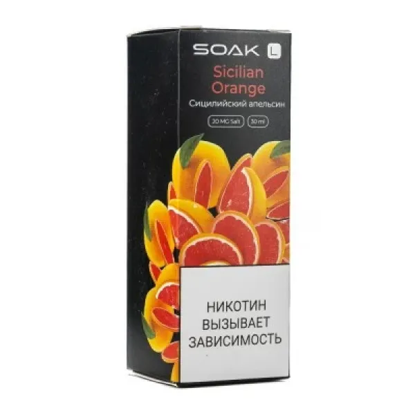 Жидкость SOAK L Sicilian Orange 30 мл в Якутске