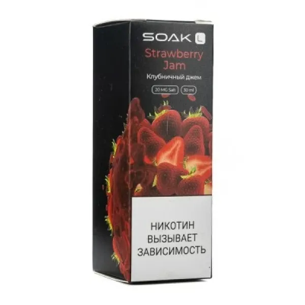 Жидкость SOAK L Strawberry Jam 30 мл в Якутске