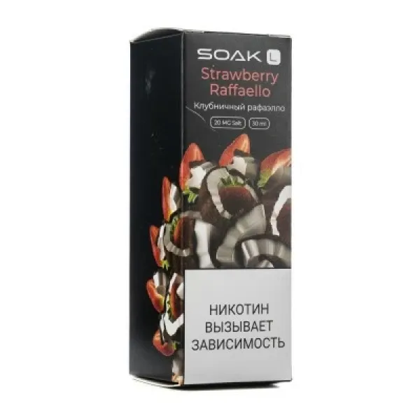 Жидкость SOAK L Strawberry Raffaello 30 мл в Якутске