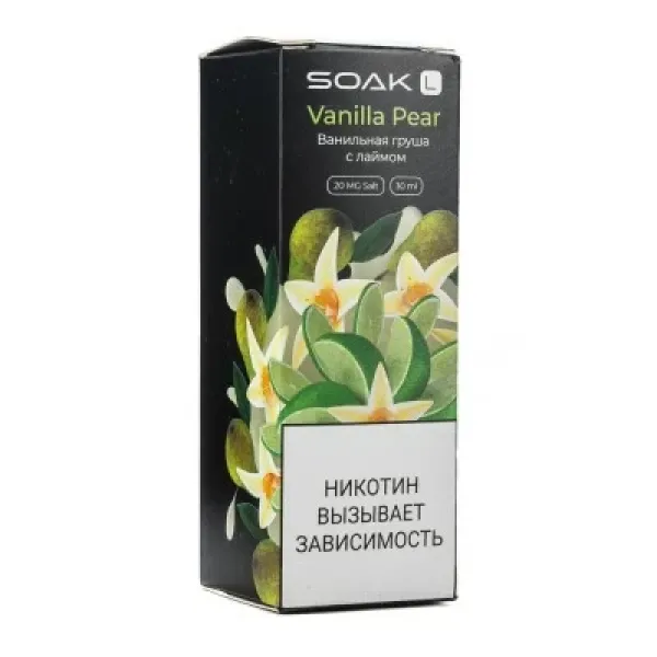 Жидкость SOAK L Vanilla Pear 30 мл в Якутске