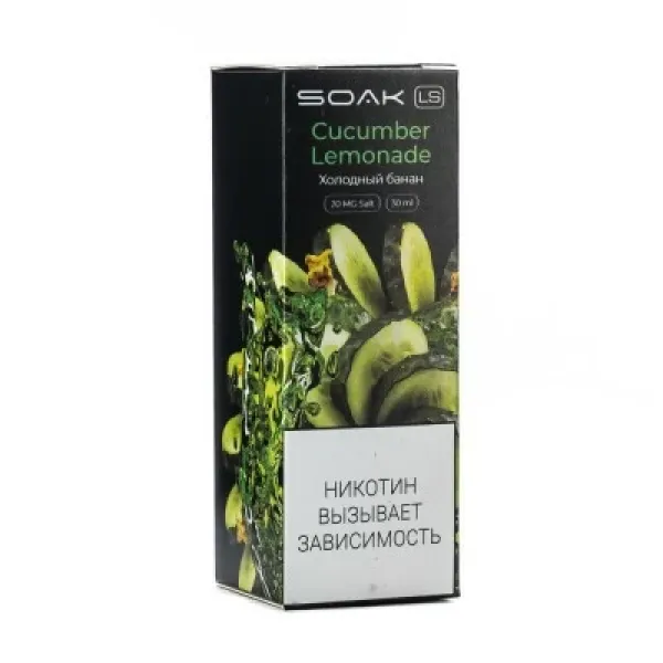 Жидкость SOAK LS Cucumber Lemonade 30 мл в Якутске
