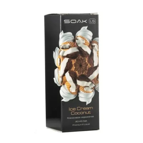 Жидкость SOAK LS Ice Cream Coconut 30 мл в Якутске