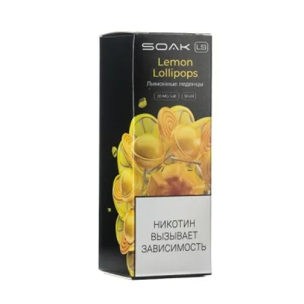 Жидкость SOAK LS Lemon Lollipops 30 мл в Якутске