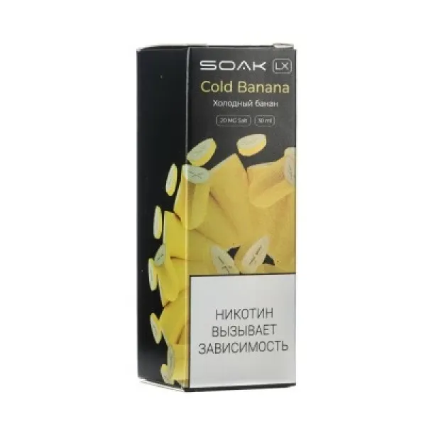 Жидкость SOAK LX Cold Banana 30 мл в Якутске