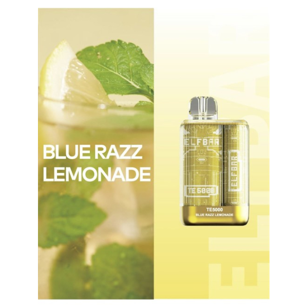 Elfbar TE5000 Blue Razz Lemonade, 5000 тяг в Якутске