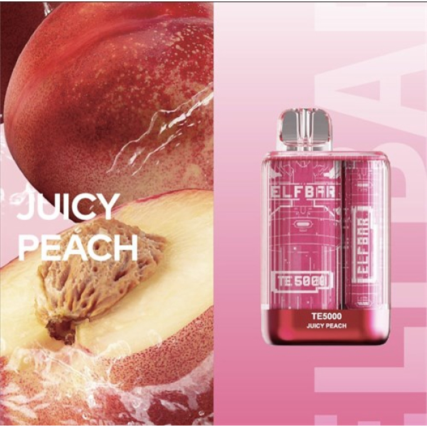 Elfbar TE5000 Juicy Peach, 5000 тяг в Якутске
