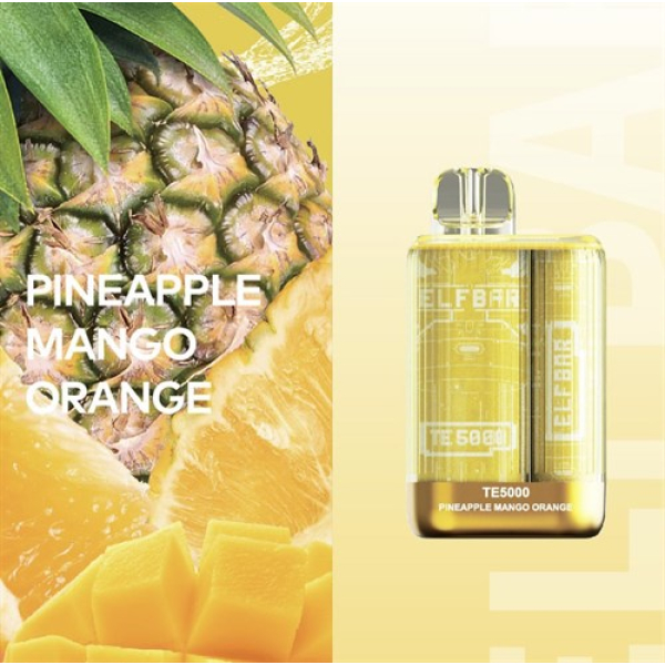 Elfbar TE5000 Pineapple Mango Orange, 5000 тяг в Якутске