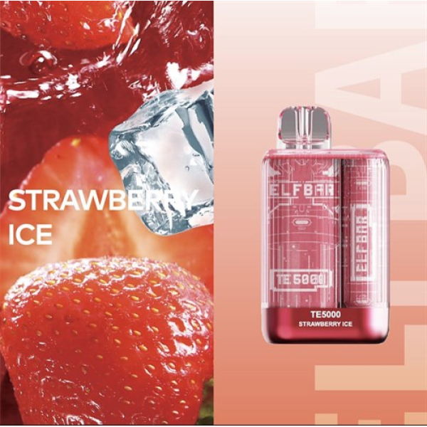 Elfbar TE5000 Strawberry Ice, 5000 тяг в Якутске