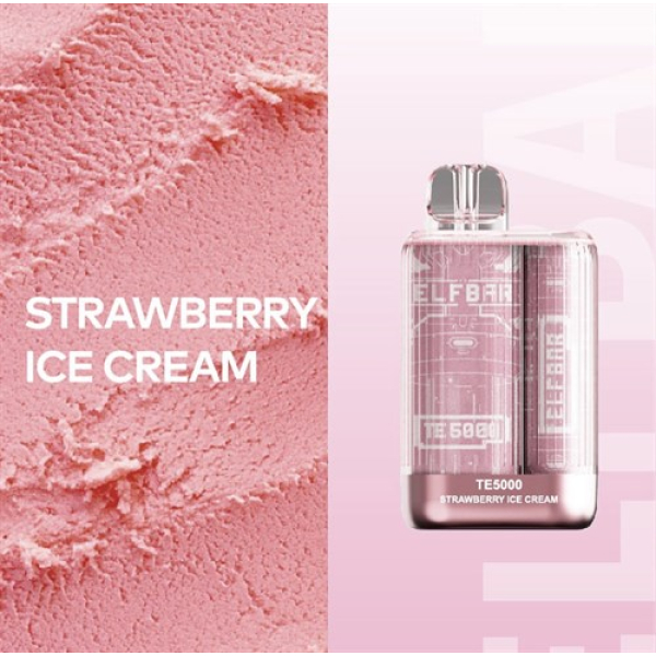 Elfbar TE5000 Strawberry Ice Cream, 5000 тяг в Якутске