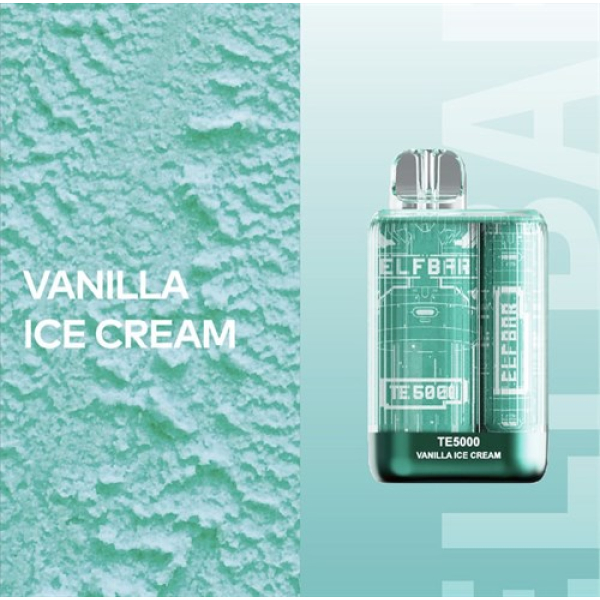 Elfbar TE5000 Vanilla Ice Cream, 5000 тяг в Якутске