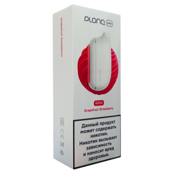 Plonq Max Grapefruit Strawberry 6000 тяг в Якутске