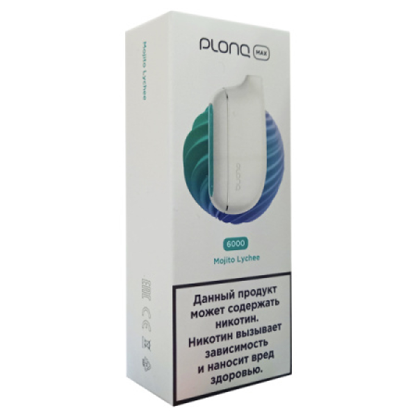 Plonq Max Mojito Lychee 6000 тяг в Якутске