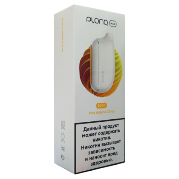 Plonq Max Pina Colada Citrus 6000 тяг в Якутске