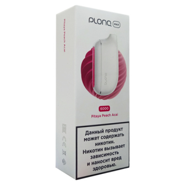Plonq Max Pitaya Peach Acai 6000 тяг в Якутске