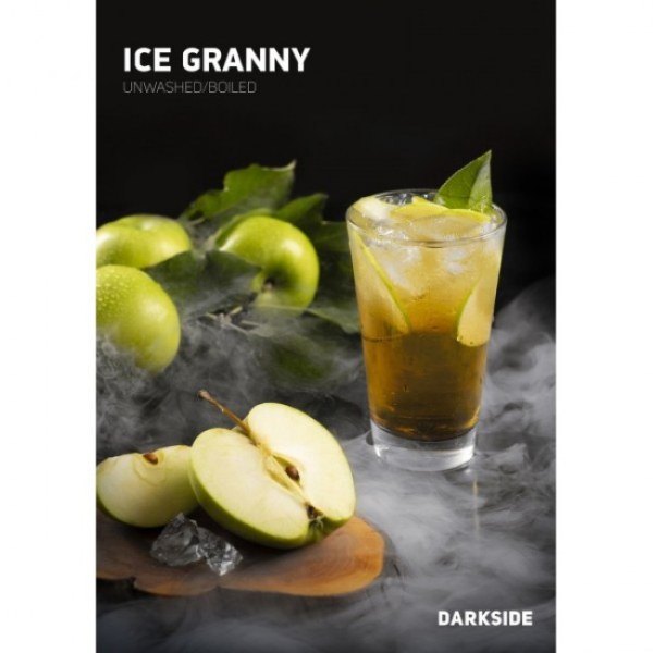 Табак Darkside Core Ice Granny (Ледяное Зеленое Яблоко) 100 гр в Якутске