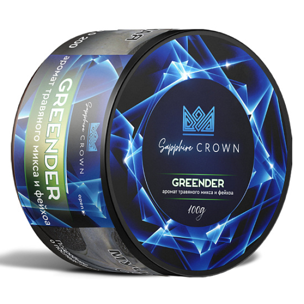 Табак SAPPHIRE CROWN GREENDER  100 грамм в Якутске