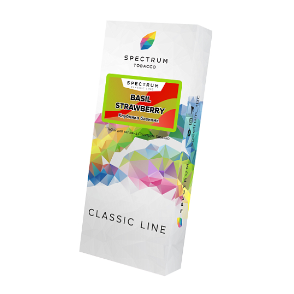 Табак SPECTRUM BASIL STRAWBERRY  100 грамм в Якутске