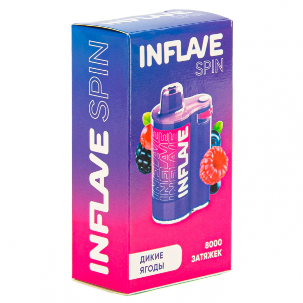 INFLAVE SPIN Дикие ягоды (8000 затяжек) в Якутске