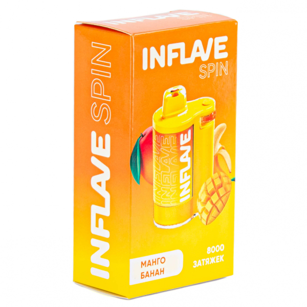 INFLAVE SPIN Манго банан (8000 затяжек) в Якутске