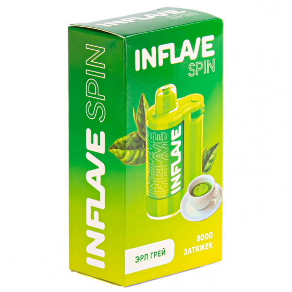 INFLAVE SPIN Эрл Грей (8000 затяжек) в Якутске