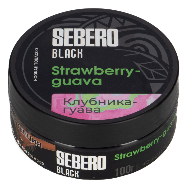 Табак Sebero Black Strawberry Guava  100 грамм в Якутске